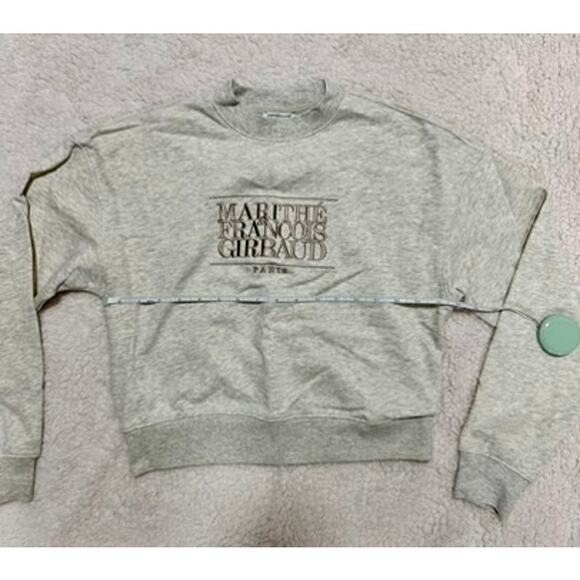 Marithé François Girbaud Sweatshirt Women’s Small Gray NWT Korean Fashion Y2K - Picture 14 of 16